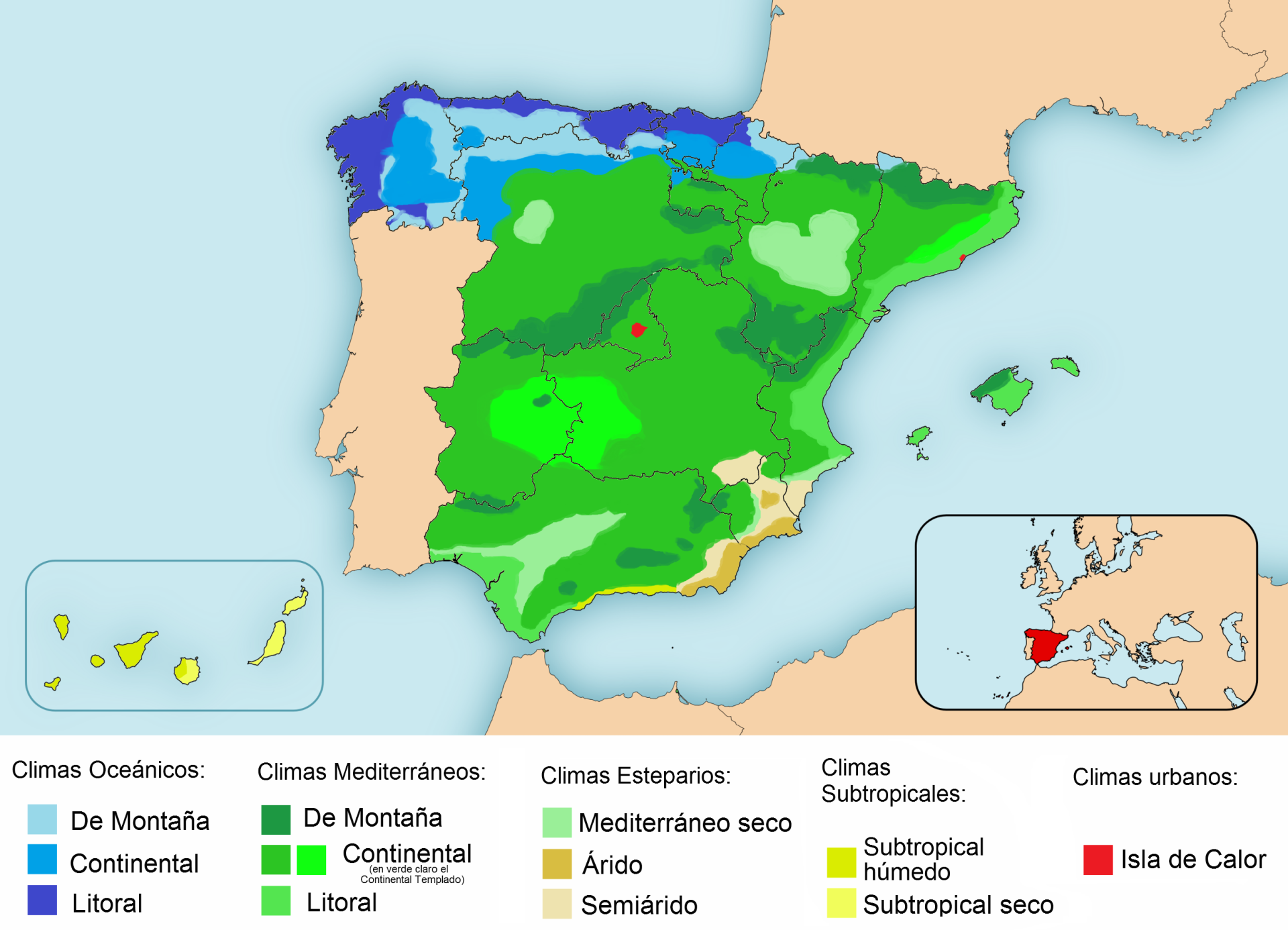 Climas de espana