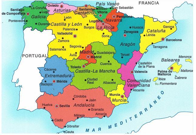 Mapa de espana 1
