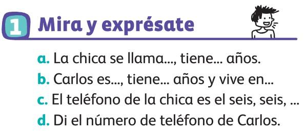Mira y exprésate